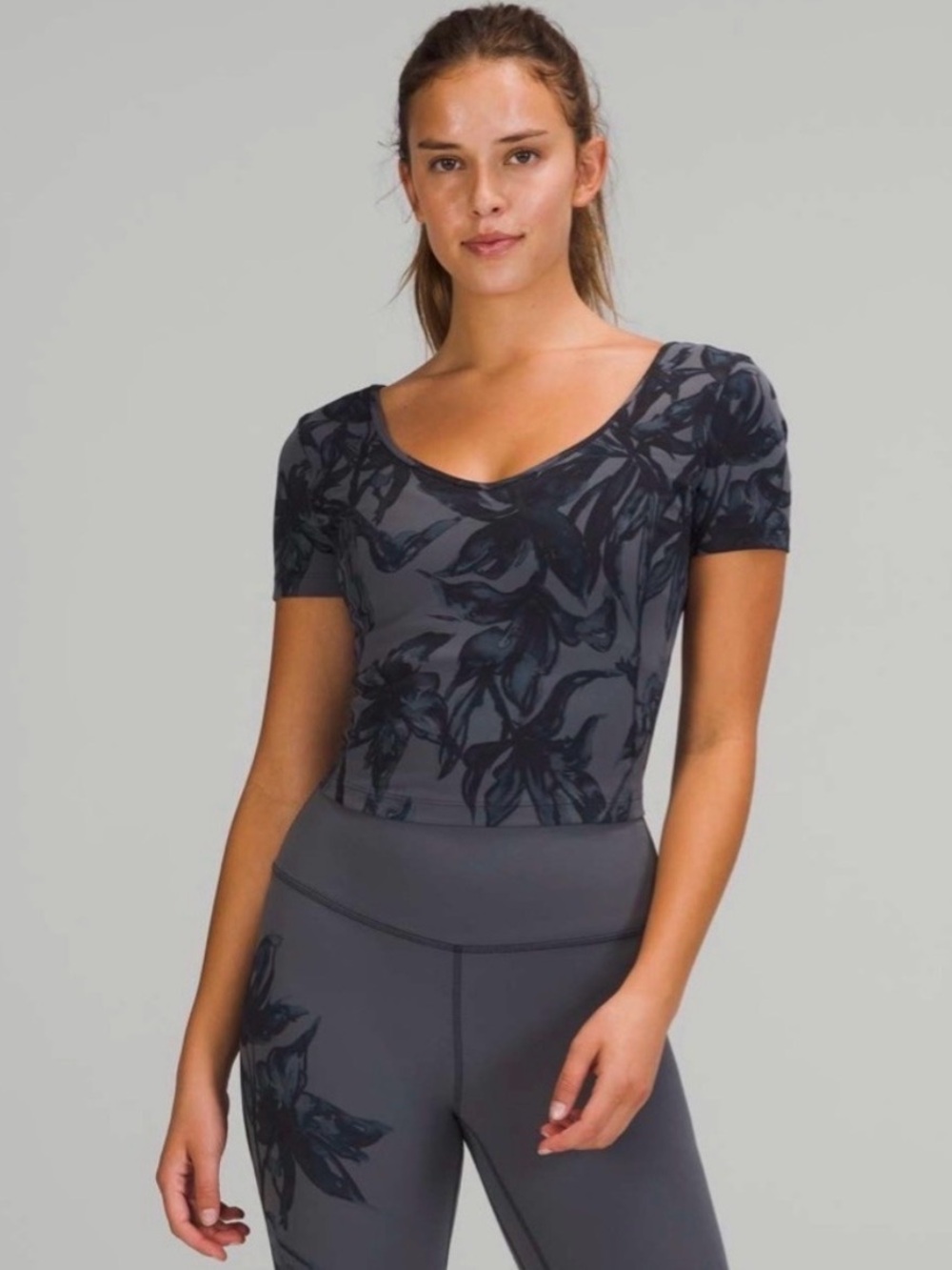 Lululemon Align T-Shirt Botanical Bloom Anchor Multi